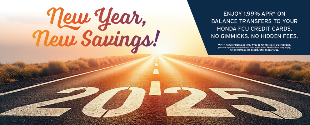 New Year New Savings! Balance Transfer Promotion